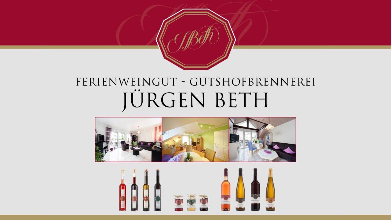Ferienweingut Juergen Beth Apartment Krov Ngoại thất bức ảnh